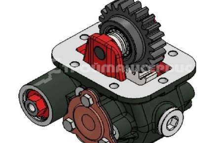 Коробка отбора мощности 21810ROHUR (Hipomak) (PTO MAZ TYPE 1 UNI (22 OUT))
