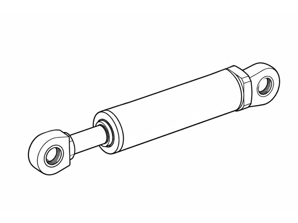 Цилиндр ковша 440-00059 без трубок Doosan 255LC-V