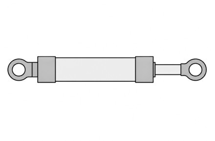 Гидроцилиндр подъема стрелы 103-45.15.000-01 правый