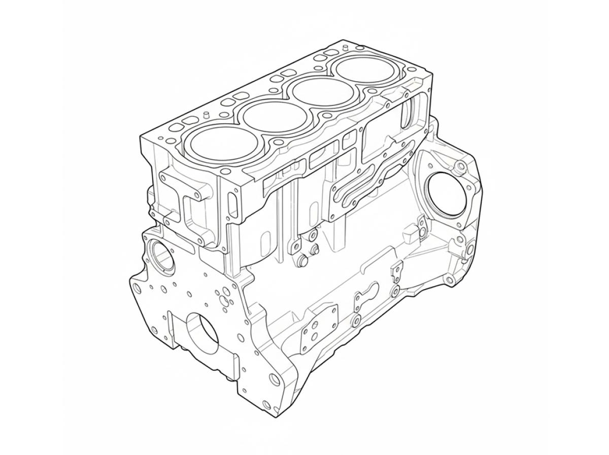 Коромысло в сборе Perkins 4115R315 (оригинал)